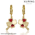 Fashion Nice Lovely Flower CZ Jewelry Earring Drops 91313